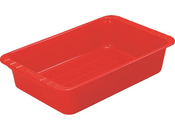 TRUSCO パーツBOX深型 有効内寸395×242×118 赤 K-4