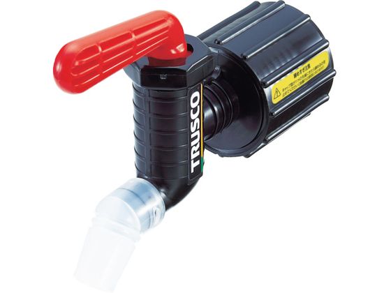 TRUSCO 樹脂製給油コック キューちゃん 口径40仕様 QC-40-R TRUSCO 樹脂製給油コック キューちゃん 口径40仕様 QC-40-R