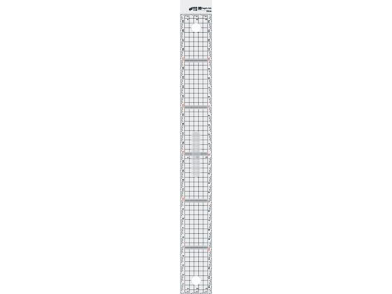新潟精機 キャッチアップ方眼定規 快段目盛 30cm CGS-30KD