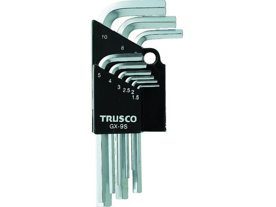 TRUSCO 六角棒レンチセット 9本組 GX-9S TRUSCO 六角棒レンチセット 9本組 GX-9S