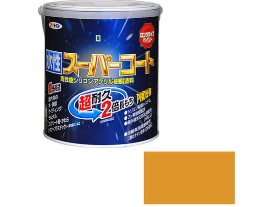 アサヒペン 水性スーパーコート 1.6L シトラスイエロー