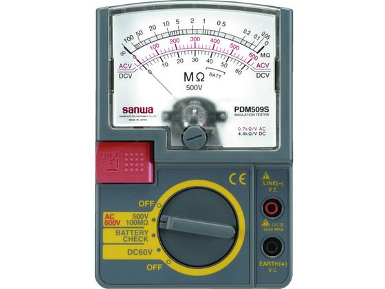 SANWA アナログ絶縁抵抗計 PDM509S