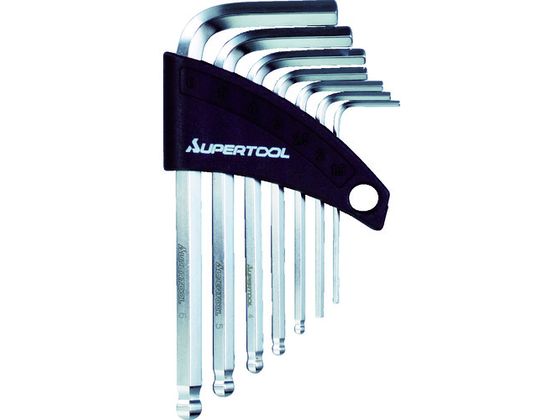 スーパー ボールポイント六角棒レンチ(7本組)1.5〜6mm HKSB7S スーパー ボールポイント六角棒レンチ(7本組)1.5〜6mm HKSB7S
