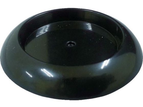 TRUSCO キャスタ-用受け皿 ゴム付 79MM 黒 TUR790-BK
