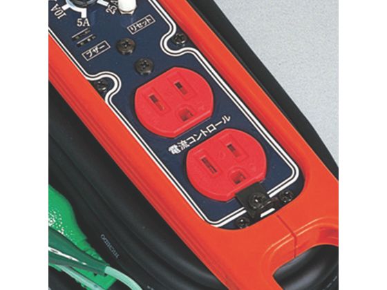 日動 ハンドリール 電流コントロールリール 100V 3芯×10m 黒 アース付 HRC-E102