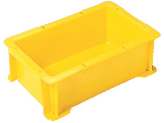 ヒシ S型コンテナ 有効内寸229×132×85mm 黄 S-3B