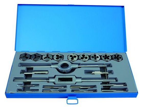 TRUSCO メートルネジ用ハンドタップ、ダイスセット(並目)M3-M16 THTD-CSET TRUSCO メートルネジ用ハンドタップ、ダイスセット(並目)M3-M16 THTD-CSET