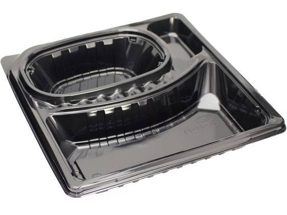エフピコチューパ デリカランチ DL-23-23黒本体 50枚 CP580255 エフピコチューパ デリカランチ DL-23-23黒本体 50枚 CP580255
