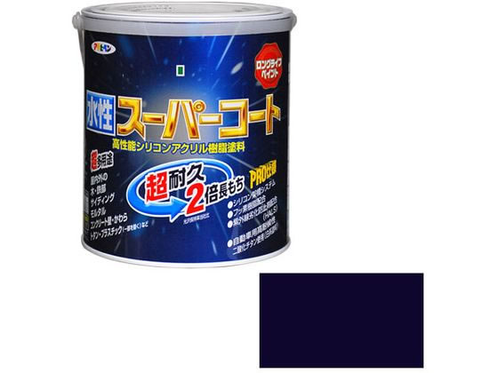 アサヒペン 水性スーパーコート 1.6L Aブルー