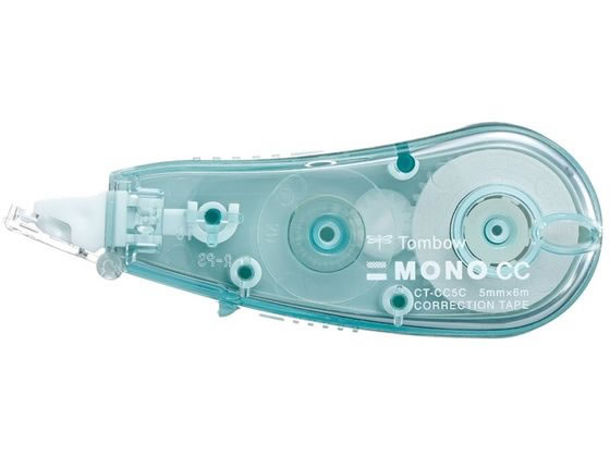 トンボ鉛筆 修正テープ モノCC5 5mm ブルーグリーン CT-CC5C62 トンボ鉛筆 修正テープ モノCC5 5mm ブルーグリーン CT-CC5C62