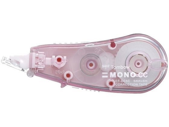 トンボ鉛筆 修正テープ モノCC5 5mm ソフトピンク CT-CC5C82 トンボ鉛筆 修正テープ モノCC5 5mm ソフトピンク CT-CC5C82