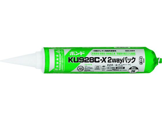 コニシ ボンドKU928C-X 2WAYパック 760ml クシ目ノズル付き