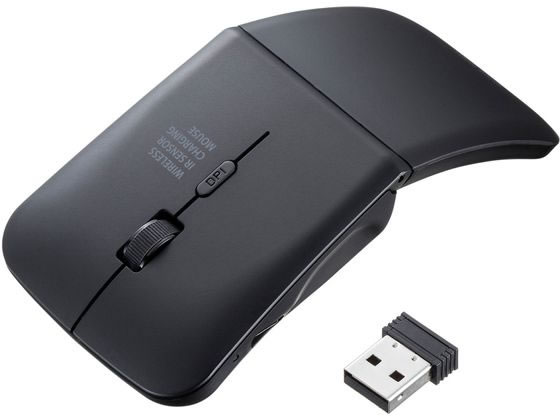 サンワサプライ 静音ワイヤレス IR LEDマウス MA-WIS3117BK サンワサプライ 静音ワイヤレス IR LEDマウス MA-WIS3117BK