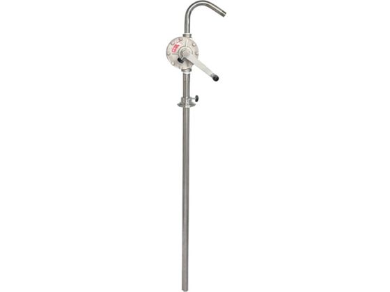 アクアシステム 溶剤・薬品用手廻しドラムポンプ (オールステンレス) HRD-25SUS アクアシステム 溶剤・薬品用手廻しドラムポンプ (オールステンレス) HRD-25SUS