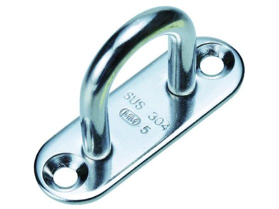 TRUSCO ステンレスパッドアイロング 5mm (1個=1袋) TPD-5H
