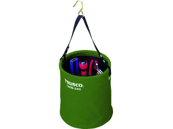 TRUSCO アタッチメント付電工バケツ Φ240×240 OD TADB-240-OD
