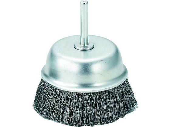 TRUSCO 軸付カップブラシ φ75×軸6 鋼線 線径0.3 TB-6642 TRUSCO 軸付カップブラシ φ75×軸6 鋼線 線径0.3 TB-6642