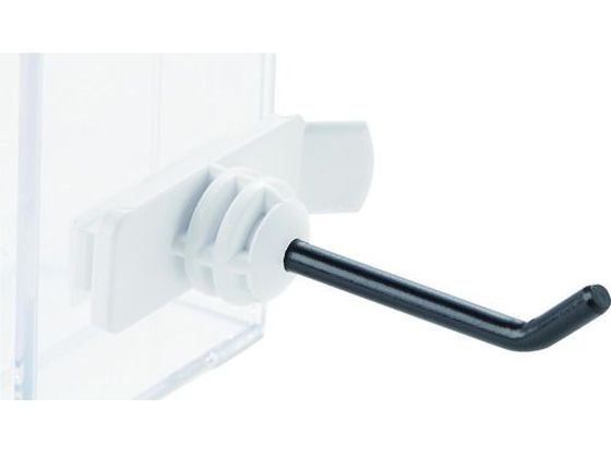 TRUSCO パネリーナ用樹脂フック 横型ロング TUR-FJYL