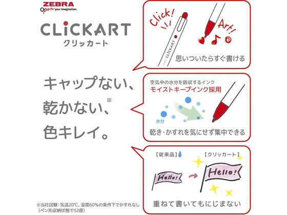 ゼブラ クリッカート 限定 ユルカワフェスティバル どうぶつ WYSS22