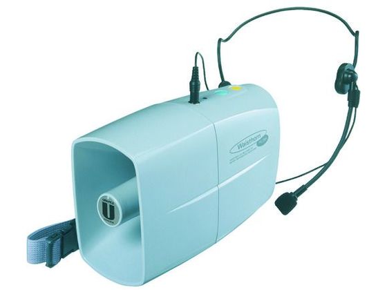 ユニペックス ミニメガホン 3W ウエストホーン TRC-3WH