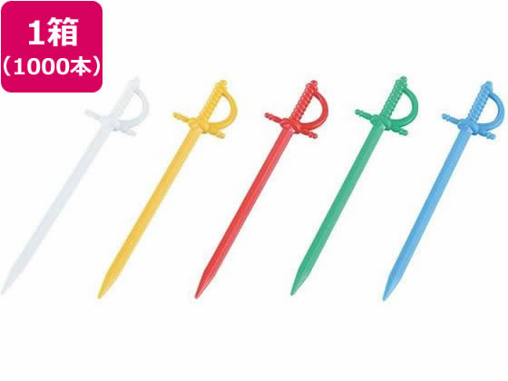 水野産業 大ピックス5色 1000入 280079
