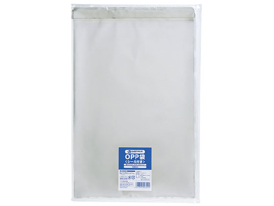 スマートバリュー OPP袋(フタシール付き) 角2 100枚 B626J-K2