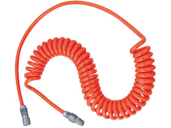 TRUSCO ウレタンコイルホース 5.6m オレンジ UCH-7 TRUSCO ウレタンコイルホース 5.6m オレンジ UCH-7