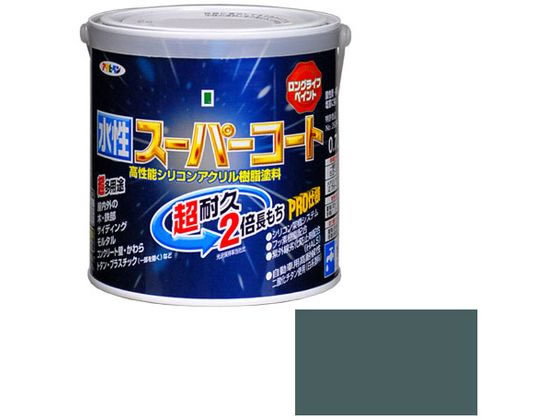 アサヒペン 水性スーパーコート 0.7L ヘリテージグリーン