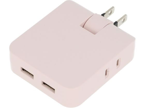 MARKER USBポート付 コンセントタップ ピンク 92172が1,156円 通販
