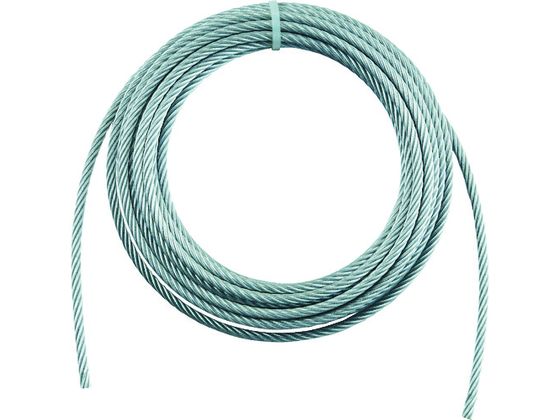 TRUSCO 手動ウインチ用ワイヤーΦ9×40M用(切りっ放し) WW9-40