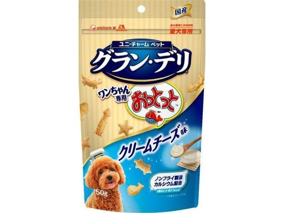 ユニ・チャーム ワンちゃん用おっとっと クリームチーズ味 50g