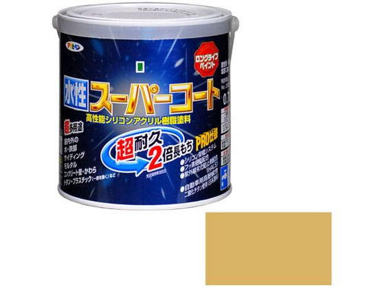 アサヒペン 水性スーパーコート 0.7L ベージュ