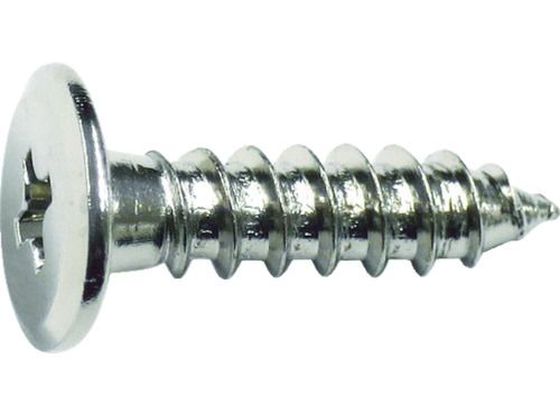 TRUSCO 超低頭タッピングねじ ニッケルメッキ M3×25 24本入 TFTN-0325 TRUSCO 超低頭タッピングねじ ニッケルメッキ M3×25 24本入 TFTN-0325