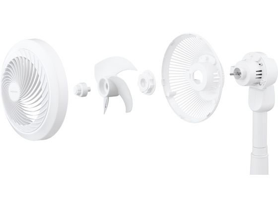 アイリスオーヤマ サーキュレーター扇風機 DC STF-SDC15TEC-Wが