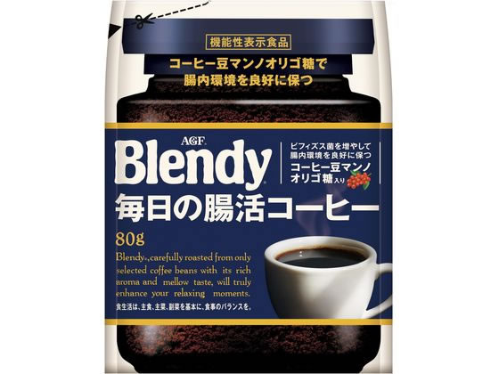 AGF ブレンディ 毎日の腸活コーヒー 袋 80g AGF ブレンディ 毎日の腸活コーヒー 袋 80g