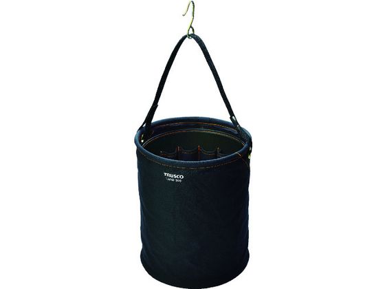 TRUSCO アタッチメント付電工バケツ Φ300×350 黒 TADB-300