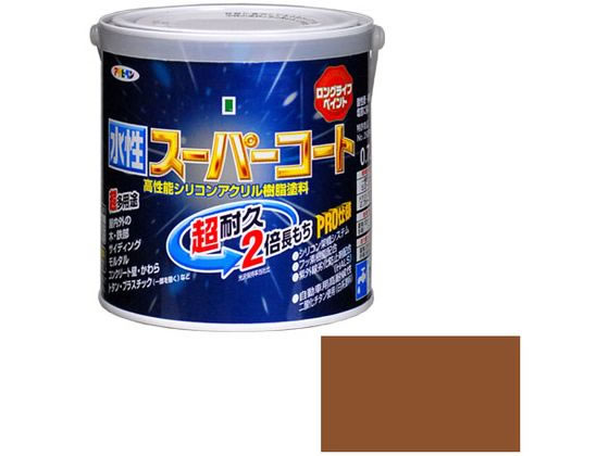 アサヒペン 水性スーパーコート 0.7L バーチブラウン