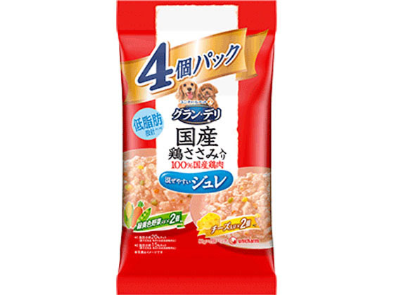 ユニ・チャーム グラン・デリ 国産鶏ささみ ジュレ 成犬用 ユニ・チャーム グラン・デリ 国産鶏ささみ ジュレ 成犬用
