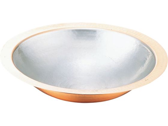 丸新銅器 銅うどんすき 内寸30cm