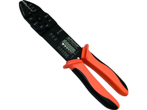 フジ矢 万能電工ペンチ 240mm 絶縁・ファストン端子用 FA105 フジ矢 万能電工ペンチ 240mm 絶縁・ファストン端子用 FA105
