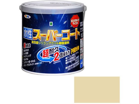 アサヒペン 水性スーパーコート 0.7L ティントベージュ