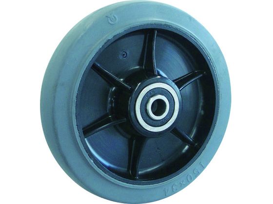 TRUSCO TYSシリーズ 車輪のみ グレーゴム 150Φ TYSW-150G