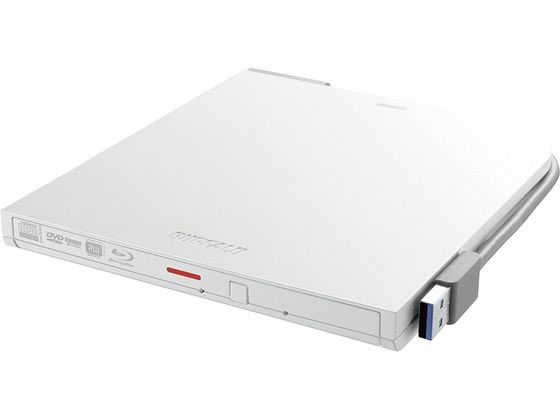 バッファロー ポータブルDVDドライブ ホワイト DVSM-PTV8U3-WHB バッファロー ポータブルDVDドライブ ホワイト DVSM-PTV8U3-WHB