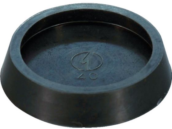 光 平置きゴム 黒丸 内径42mm BE-0-402