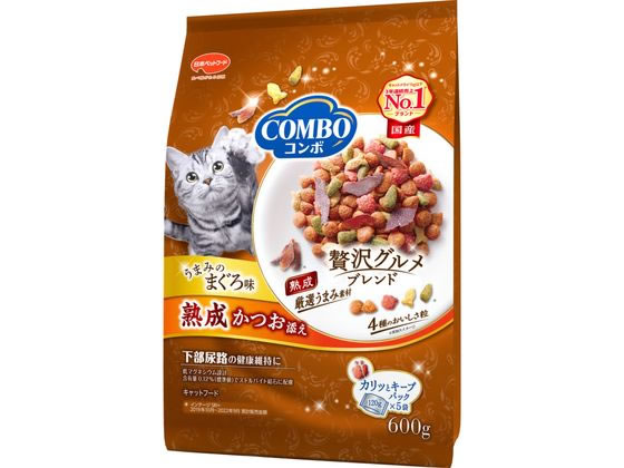 日本ペットフード コンボ キャットまぐろ味・熟成かつお添え 600g 日本ペットフード コンボ キャットまぐろ味・熟成かつお添え 600g
