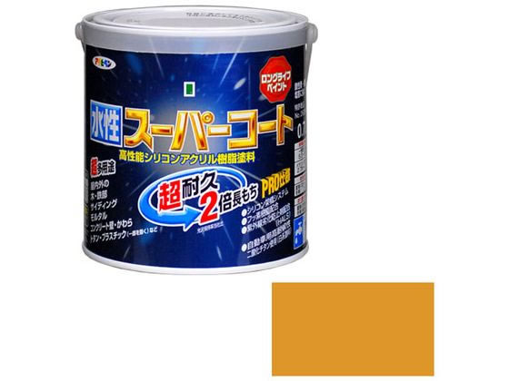 アサヒペン 水性スーパーコート 0.7L シトラスイエロー