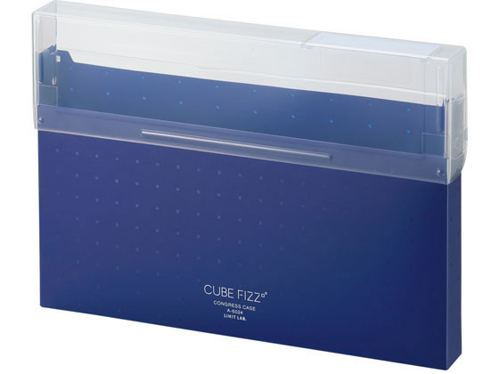 リヒトラブ CUBE FIZZ コングレスケース A4 ネイビー A6024-11