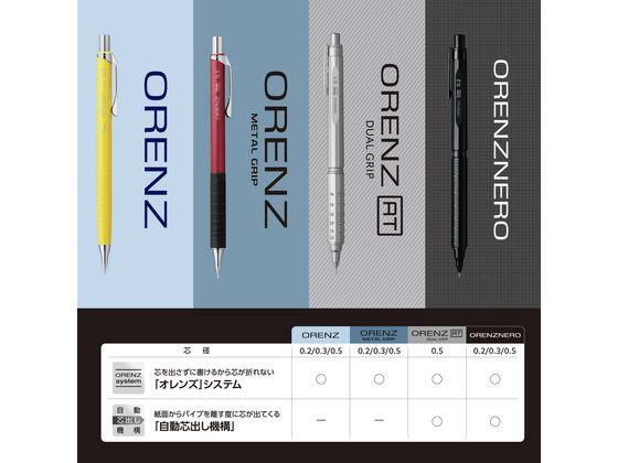ぺんてる ORENZ(オレンズ)0.2mm ブラック XPP502-RAが431円 通販