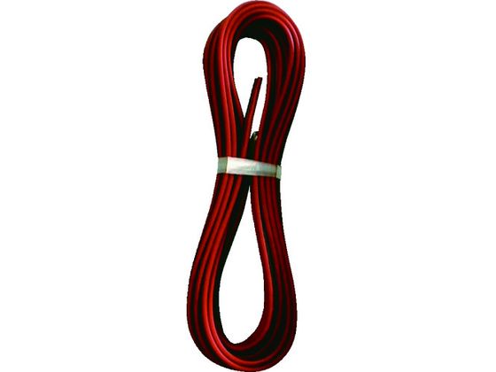 正和電工 異色平行線 VFFビニールコード 5m 赤／黒 FF-5AS