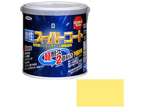アサヒペン 水性スーパーコート 0.7L クリーム色